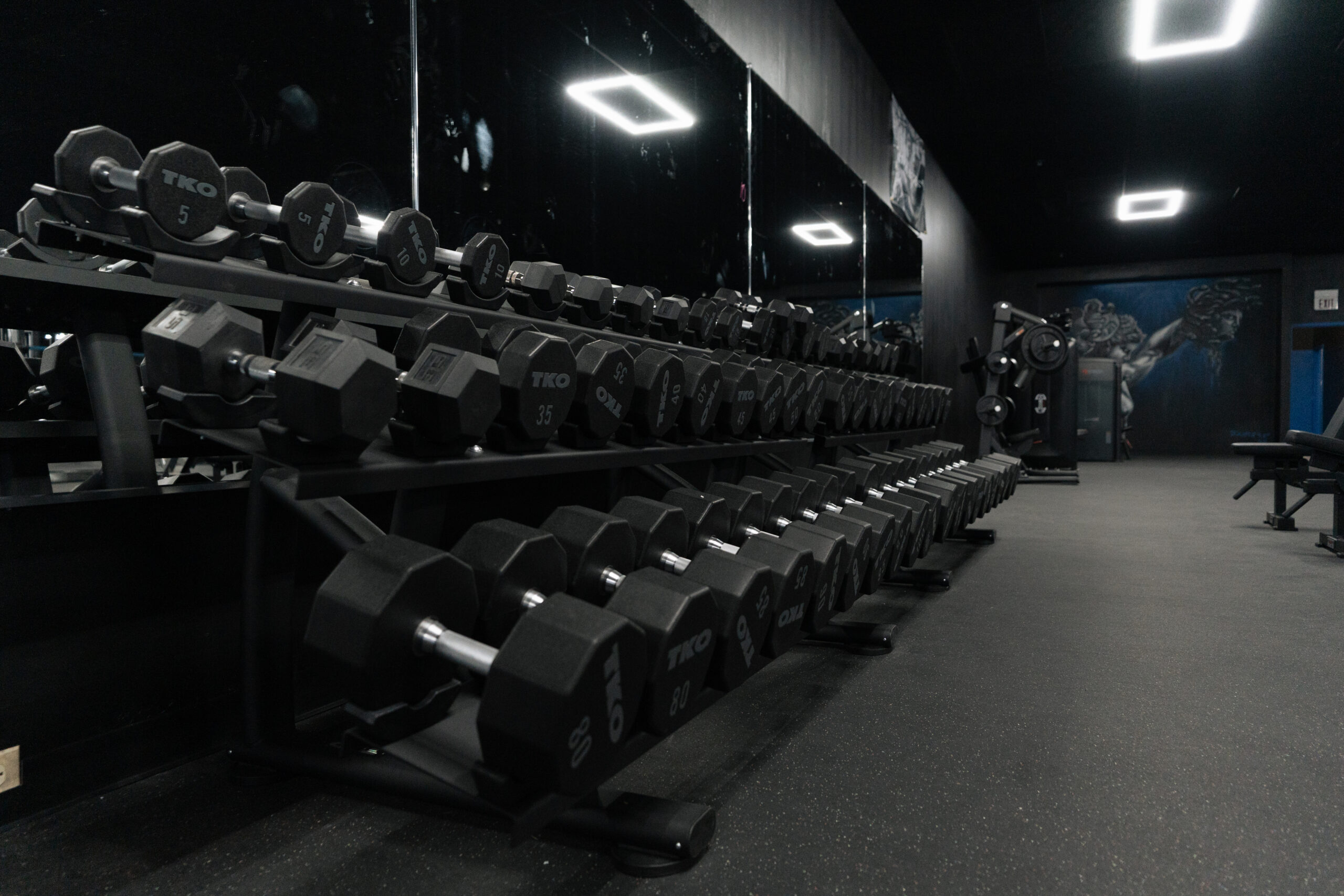 The recovery area inside Battle Crew Gym in McHenry, IL